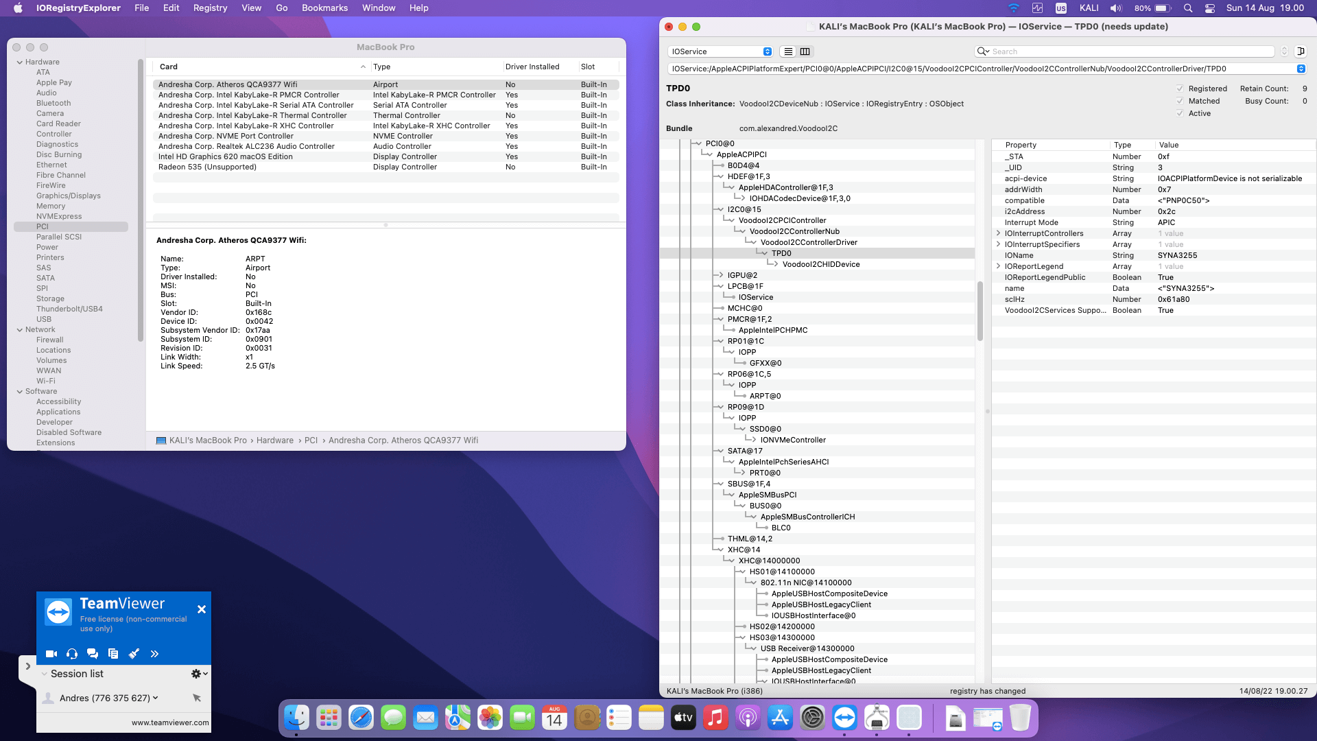 Lenovo IdeaPad 330S 14IKB 3rd [KabyLake R   Intel UHD 620 + I2C]   OpenCore 9